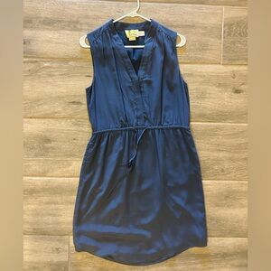 Blue 100% Silk Cynthia Rowley Dress